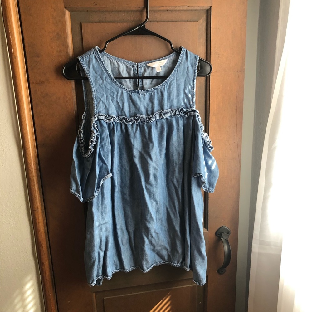 LC Lauren Conrad Cold Shoulder Tank